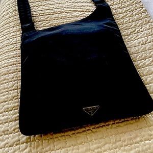 Authentic, vintage Prada messenger bag